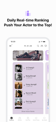 Kdrama Actor Vote & Rank ekran görüntüsü