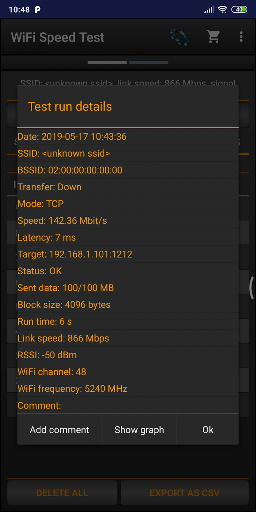 WiFi Speed Test Pro ekran görüntüsü