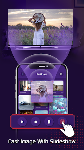 Purple Cast & Screen Mirror ekran görüntüsü