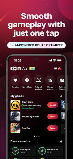 ExitLag: Lower your Ping ekran görüntüsü