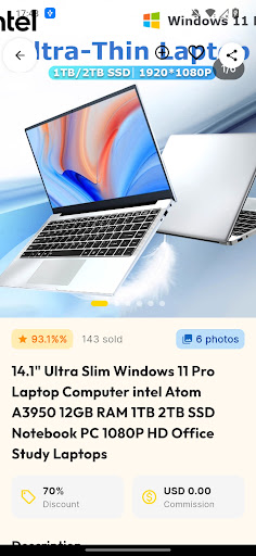 Cheap laptops & Pc parts ekran görüntüsü