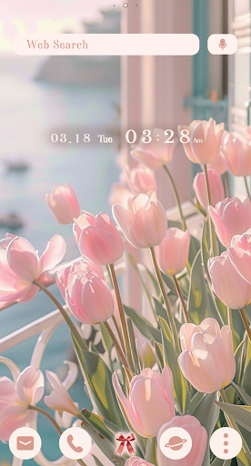 Tulip and Ocean View Theme ekran görüntüsü