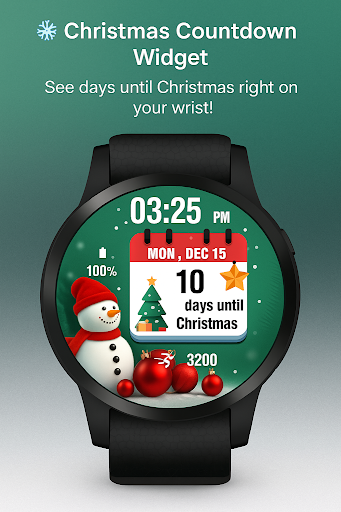Christmas Tracker WatchFace ekran görüntüsü
