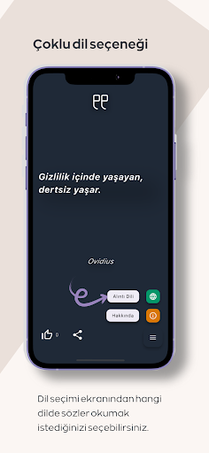 RandomQuotes - Rastgele Sözler ekran görüntüsü
