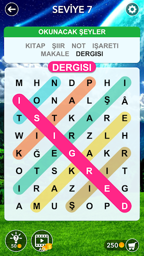 Kelime arama : Gizli Kelime ekran görüntüsü