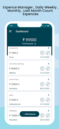Expense Manager-Money Planning ekran görüntüsü