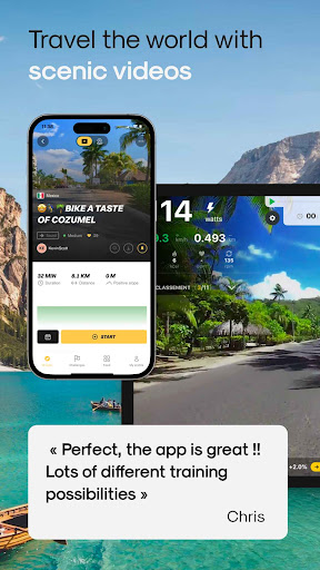 Kinomap: Ride Run Row Indoor ekran görüntüsü