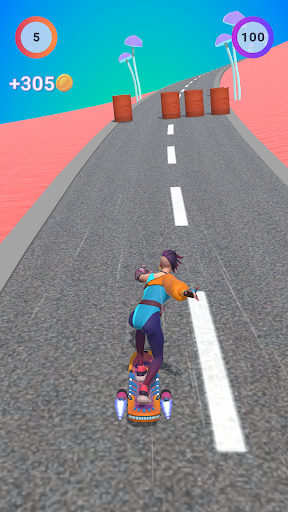 CyberRun Girl ekran görüntüsü