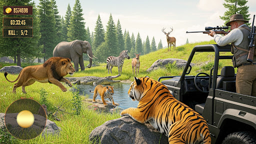 Wild Animal Sniper Shooting 3D ekran görüntüsü