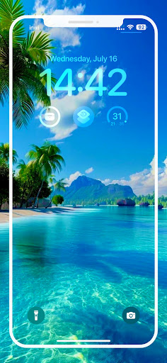 Beach Live Wallpaper 4K ekran görüntüsü