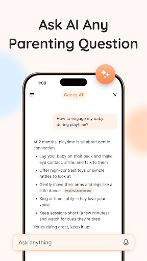 Coozy: Baby Milestone Tracker ekran görüntüsü