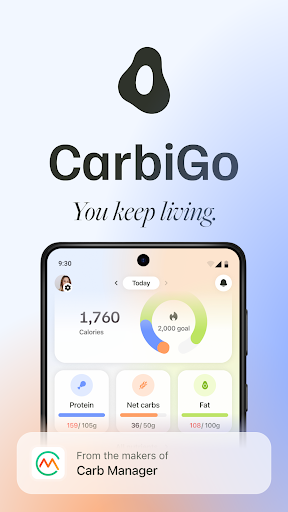 CarbiGo: AI Macro Tracker ekran görüntüsü