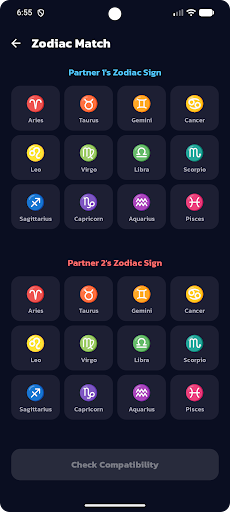 couple compatibility test ekran görüntüsü