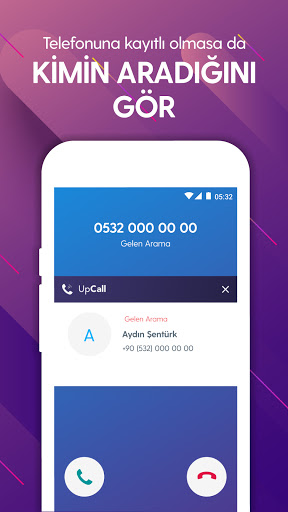 UpCall - Bilinmeyen Numara ekran görüntüsü