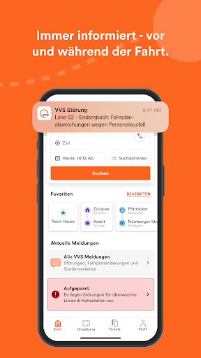 VVS Mobil - Fahrplan & Tickets ekran görüntüsü