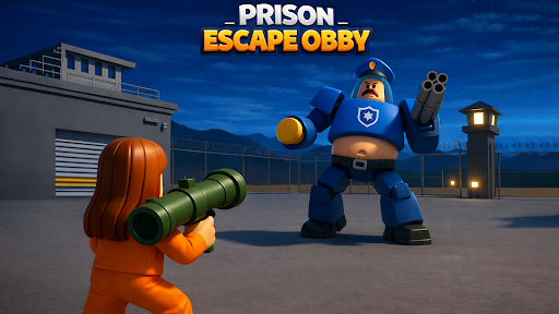 Obby Prison Escape Run 3D ekran görüntüsü