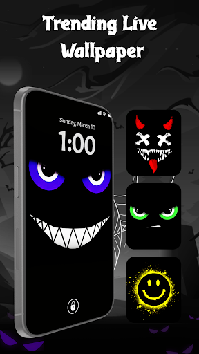 Funky Smiles - Silly Wallpaper ekran görüntüsü