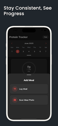 Protein AI Tracker ekran görüntüsü