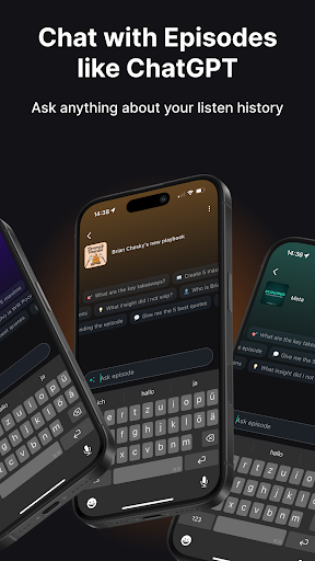 Snipd | AI Podcast Player ekran görüntüsü