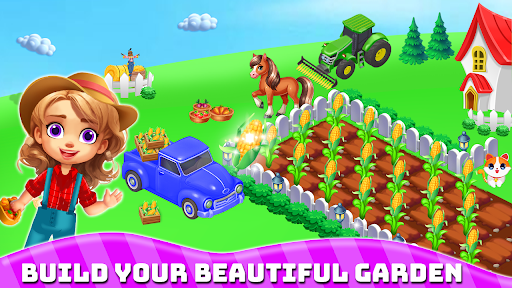 Kids Farm Pets Bubble Shooter ekran görüntüsü
