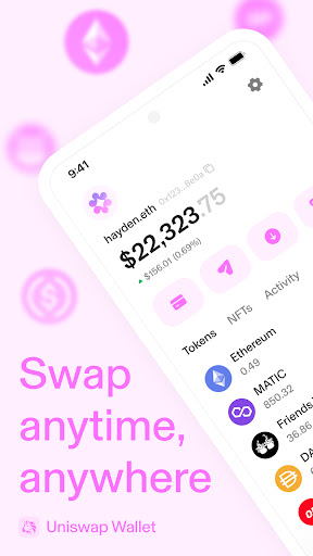 Uniswap: Crypto & NFT Wallet ekran görüntüsü