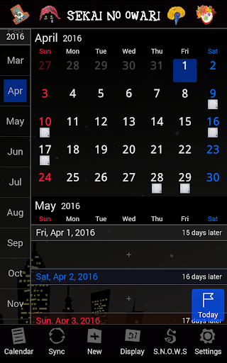 S.N.O.W.S CALENDAR ekran görüntüsü