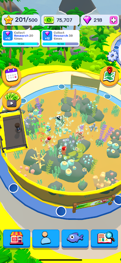 Idle Sea Park - Fish Tank Sim ekran görüntüsü