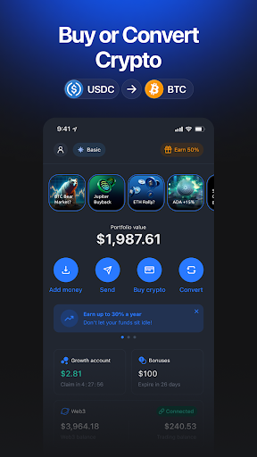 YouHodler: BTC & Crypto Wallet ekran görüntüsü