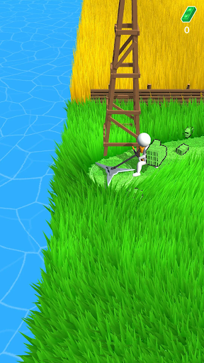 Stone Grass: çim biçme oyunu ekran görüntüsü