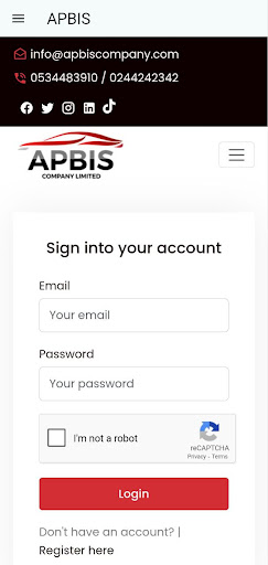 APBIS ekran görüntüsü