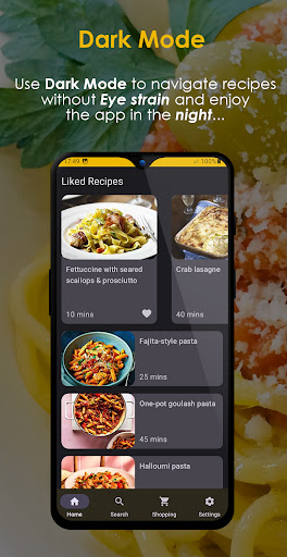 Pasta Recipes Offline ekran görüntüsü