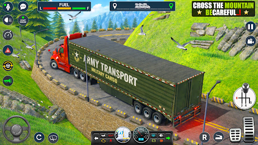 Army Vehicle Transport Games ekran görüntüsü
