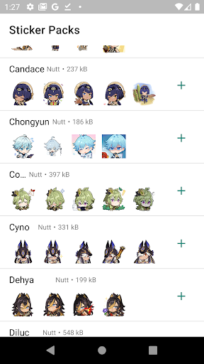 GI Stickers ekran görüntüsü