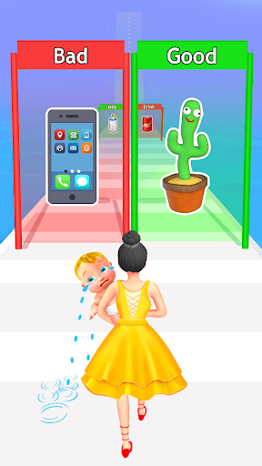 Good or Bad Mom Run: Mom Games ekran görüntüsü