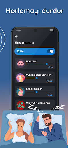 Sleep as Android: Uyku takibi ekran görüntüsü
