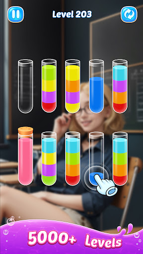 Water Sort: Romance Puzzle ekran görüntüsü