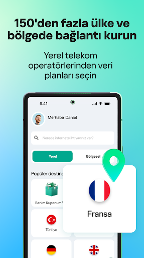 Kaspersky eSIM Store ekran görüntüsü