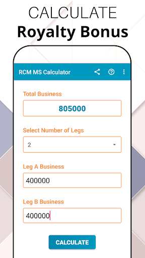 RCM MS Calculator ekran görüntüsü