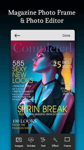 Magazine Photo Editor Frames ekran görüntüsü