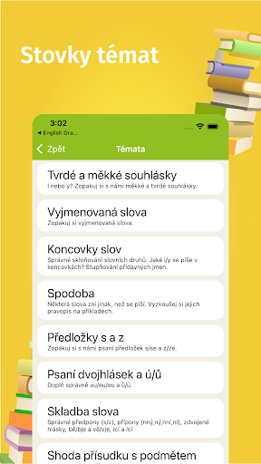 Česká gramatika ekran görüntüsü