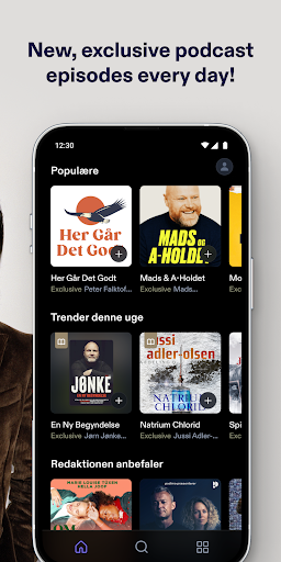 Podimo - Podcasts & Audiobooks ekran görüntüsü