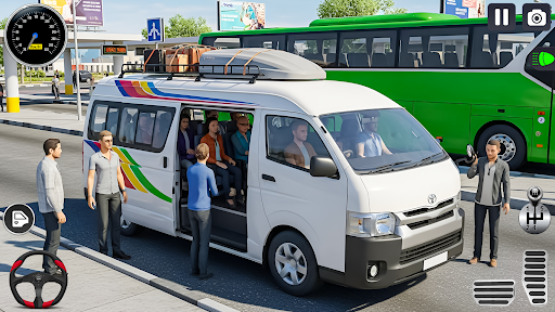 US Van Simulator Mini Bus 3D ekran görüntüsü