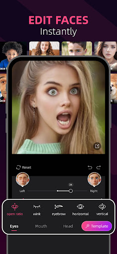 FaceWonder -AI Face Dance Edit ekran görüntüsü