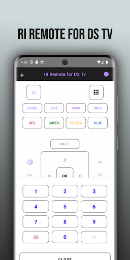 Remote for Ds tv ekran görüntüsü