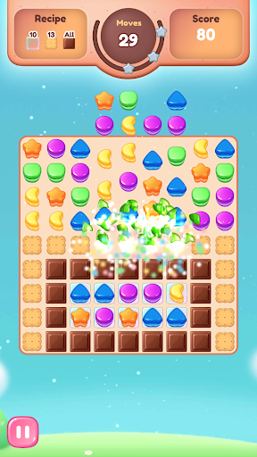 Sweet Cookie: Match 3 Puzzle ekran görüntüsü