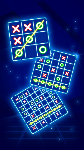 Tic Tac Toe Glow - Xs and Os ekran görüntüsü