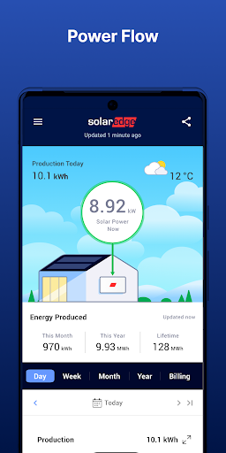 mySolarEdge ekran görüntüsü