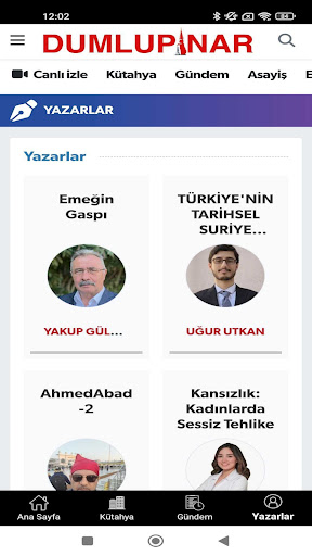Dumlupınar Gazetesi ekran görüntüsü