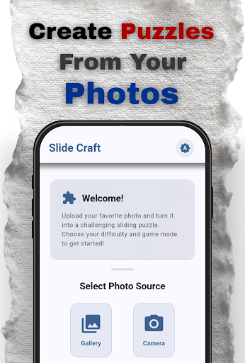 Slide Craft: Photo Puzzle Game ekran görüntüsü