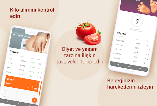 Gebelik Takibi. Hamilelik App ekran görüntüsü